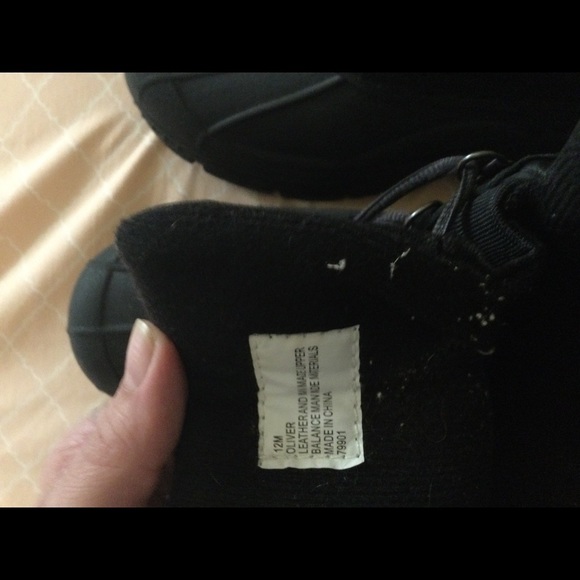 ?PREOWNED Boston accent mens black boots size 12m
